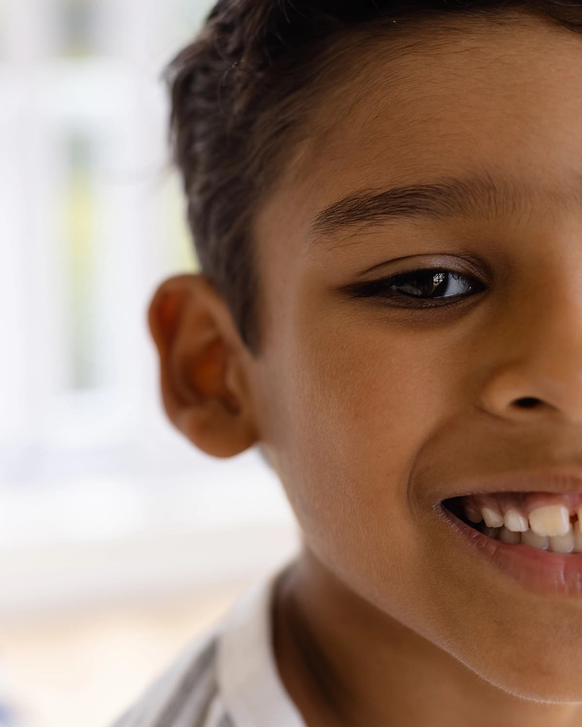 Child with learning support